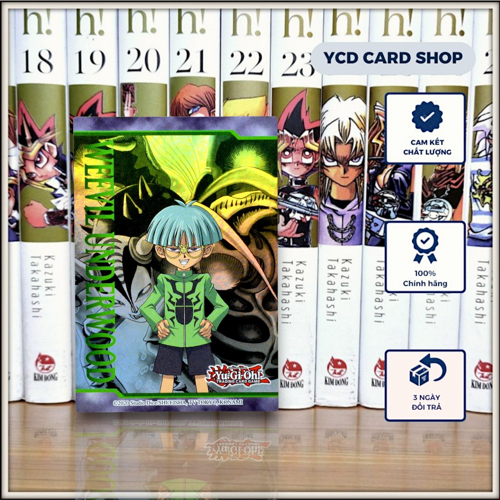 Genuine yugioh card Legendary Duelists: Weevil Underwood (Art Token ...