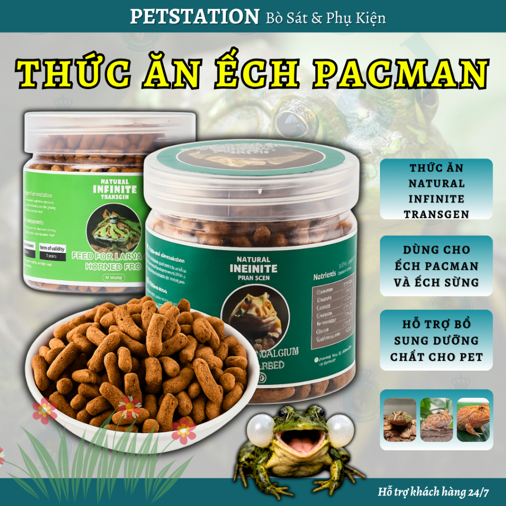 Food for Pacman Frog, South American Horn Frog | Nutritional Supplement ...