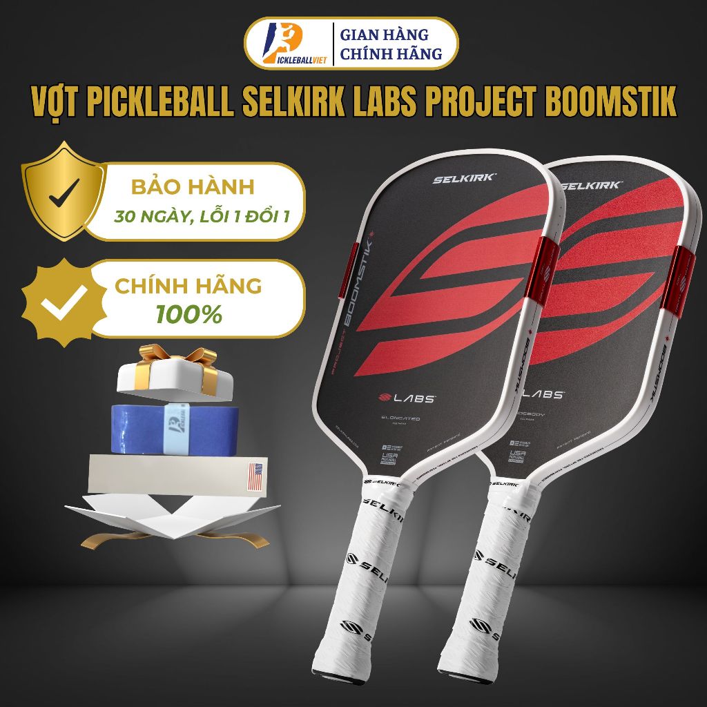 Selkrk LABS Project Boomstik Pickleball Racket Genuine American Version ...
