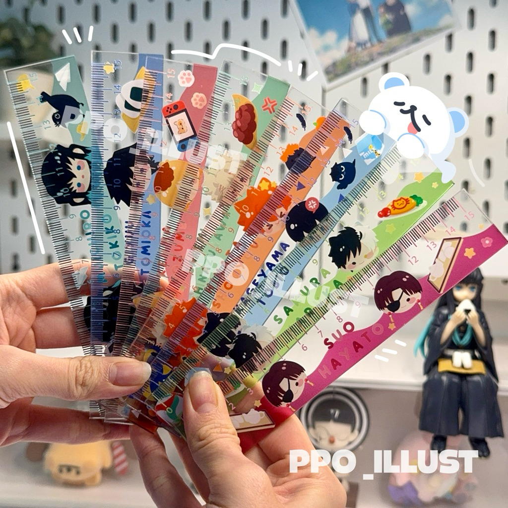 PPO | Anime Ruler 15cm | Shopee Malaysia