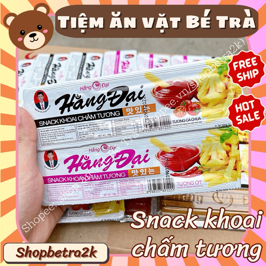 Potato Snack dipped in Hang Dai soy sauce | Shopee Malaysia