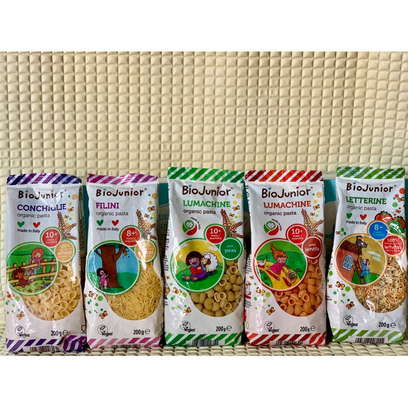 Bio Junior organic baby pasta 50g, 100, 200g (From 8 months) | Shopee ...