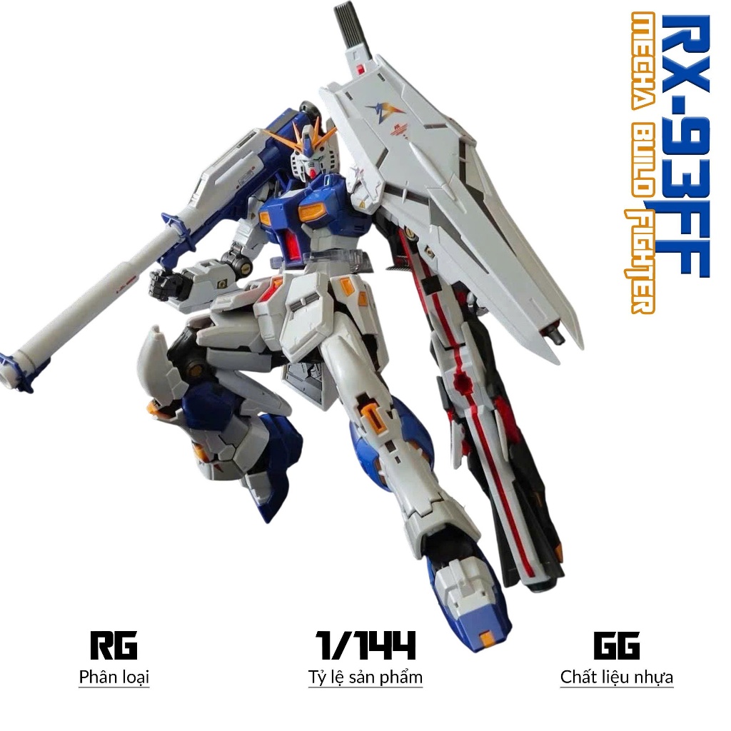 RG RX-93FF Nu side F Model, 1/144 Mecha, Plastic Assembly Toy Gundam ...