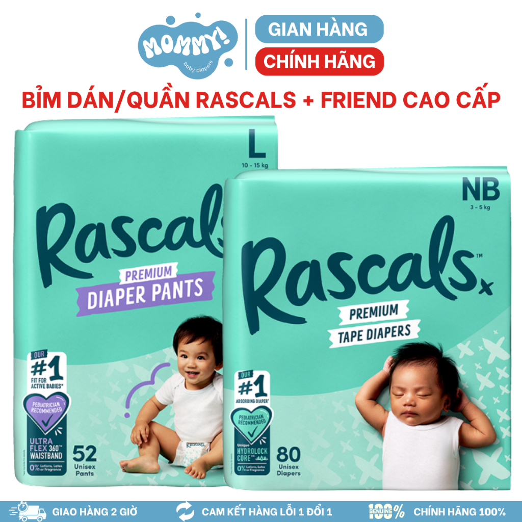 Genuine Rascal + Friends diaper pants size NB80/S70/M60/L50/M58/L52 ...