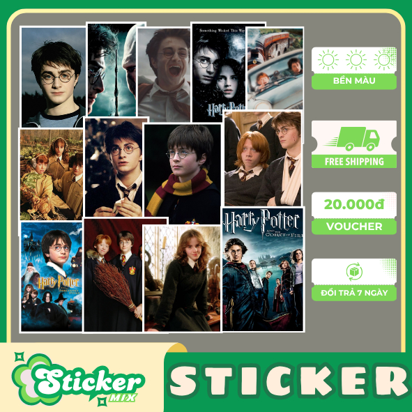 Set of 70 Diy Harry Potter stickers to decorate helmets and bicycles ...