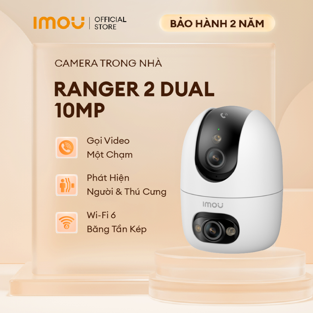 Imou Ranger 2 Dual I 6MP/10MP Indoor Wifi Camera I 360 Rotation ...