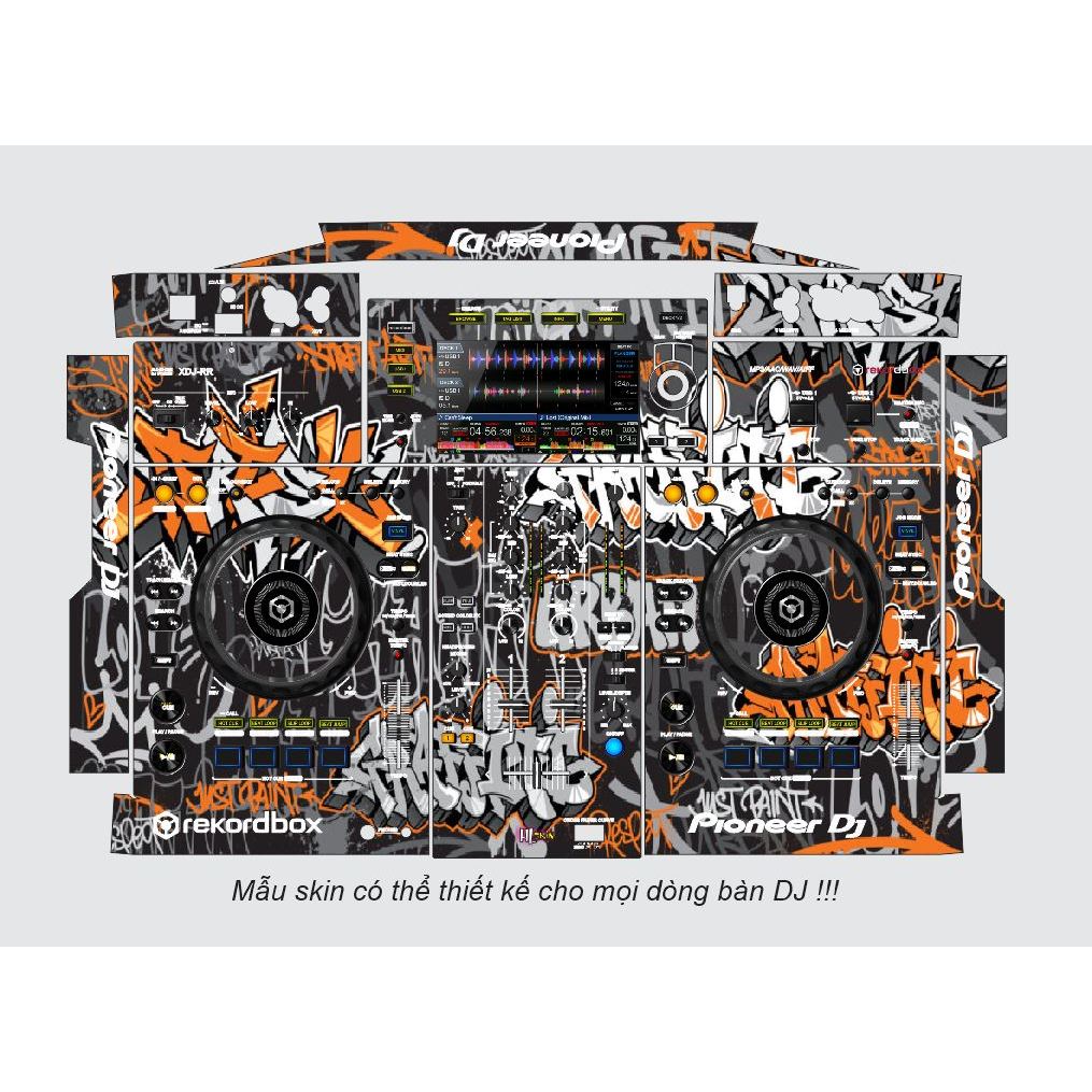 Fire Express - DJ Desk Sticker Skin (F1) (XDJ RR / RX / RX2 / RX3 / XZ ...