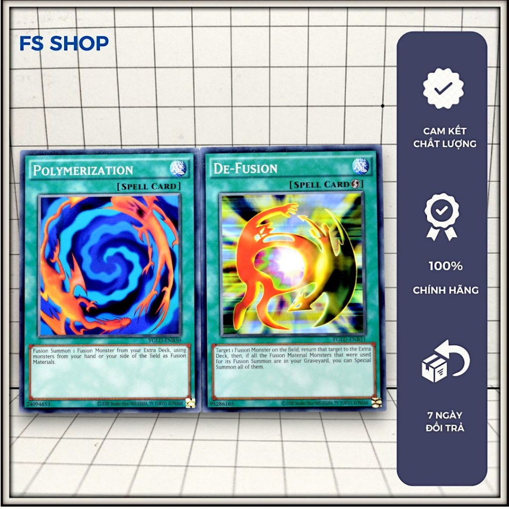[FS Shop] Genuine yugioh cards Polymerization & De-Fusion (Spell ...