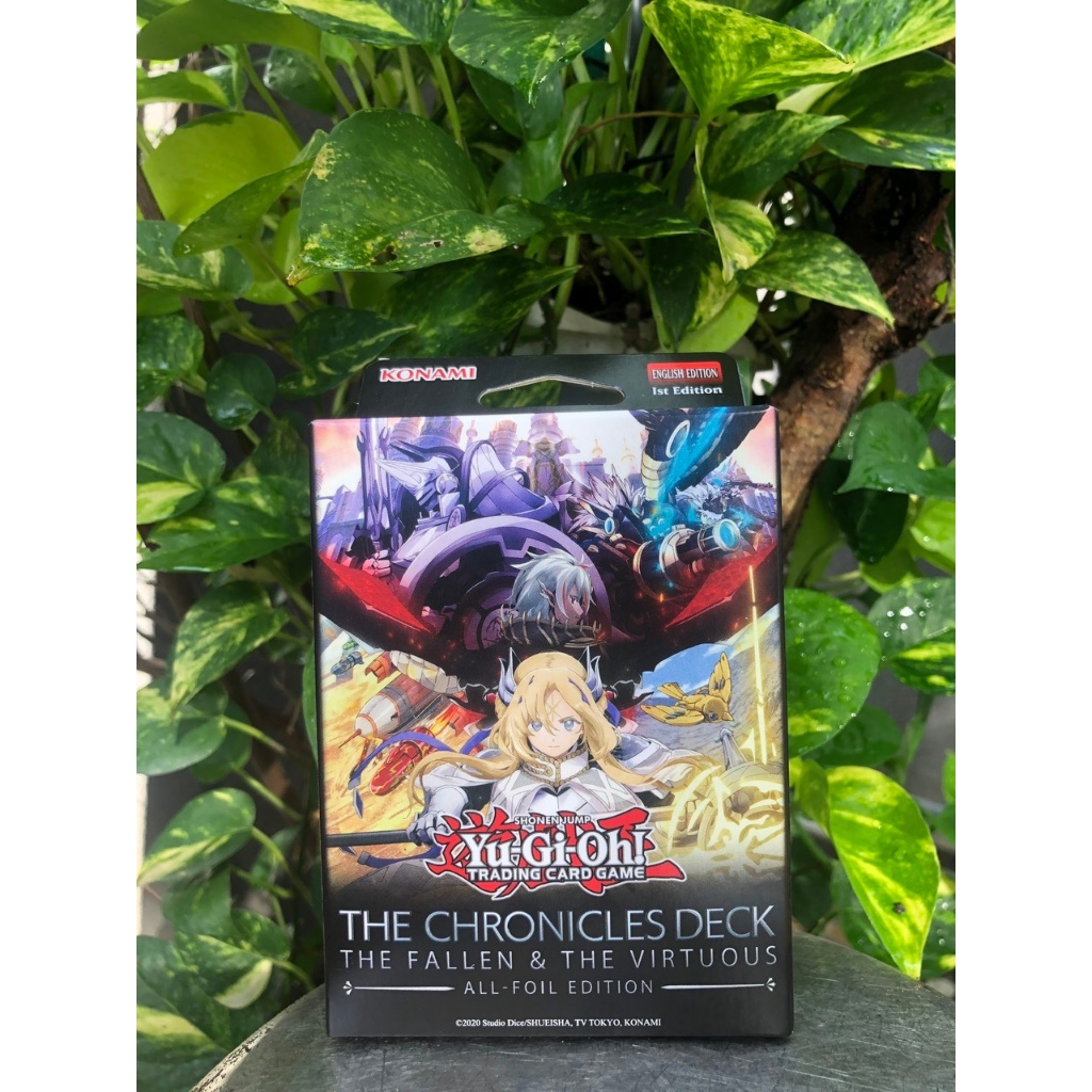 Yugioh Amazoness Deck Yu-Gi-Oh! The Chronicles Deck Display: The Fallen &  The Virtuous - 8 Decks Factory Sealed Yu-Gi-Oh Chronicles Deck