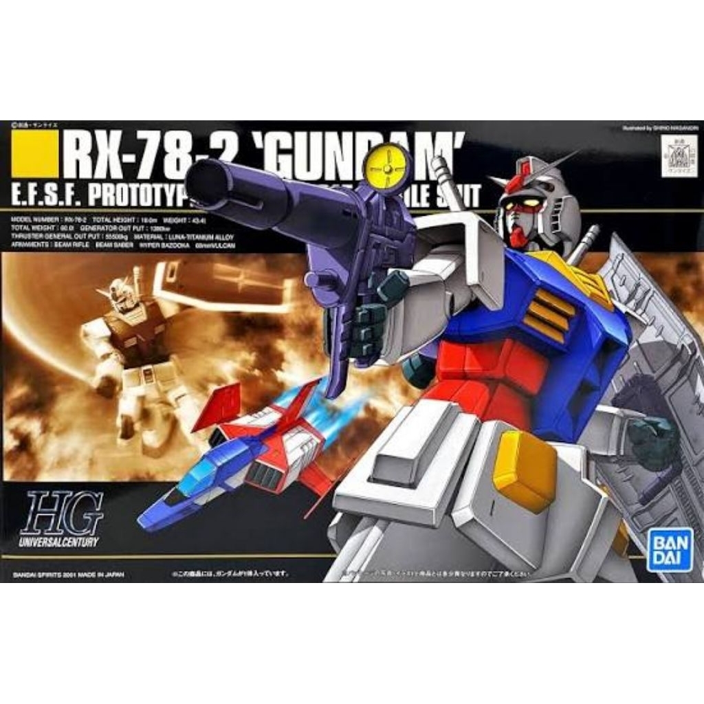 HGUC RX 78-2 Gundam (2001) 2nd | Shopee Malaysia