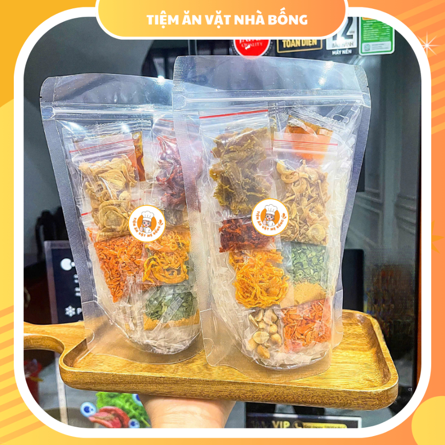 Super Topping Mixed Rice Paper Set with Kumquat at Mom Bong Snack Shop ...