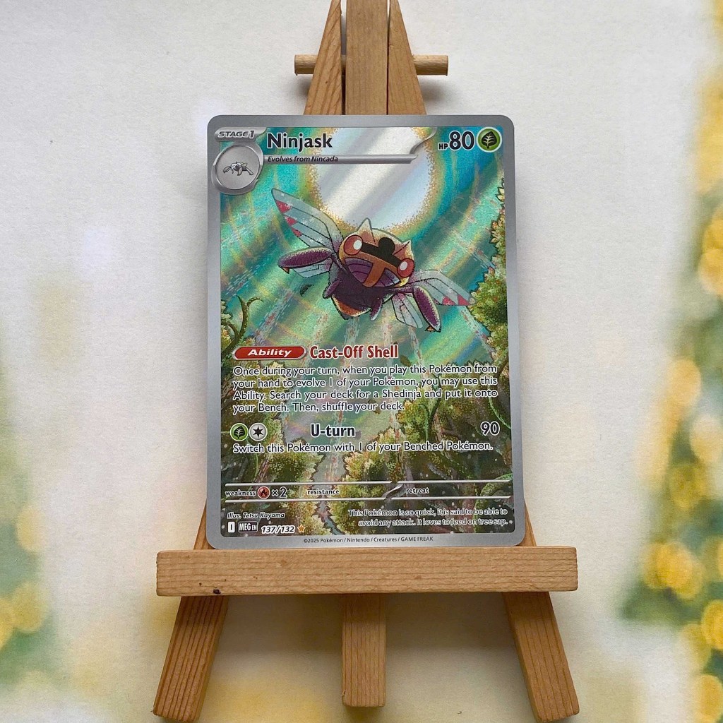 Ninjask (017/188) - Carte Pokémon ME01 - Méga Evolution - Cartes à l'U Ninjask (017/188) - Carte Pokémon ME01 - Méga Evolution - Cartes à l'U