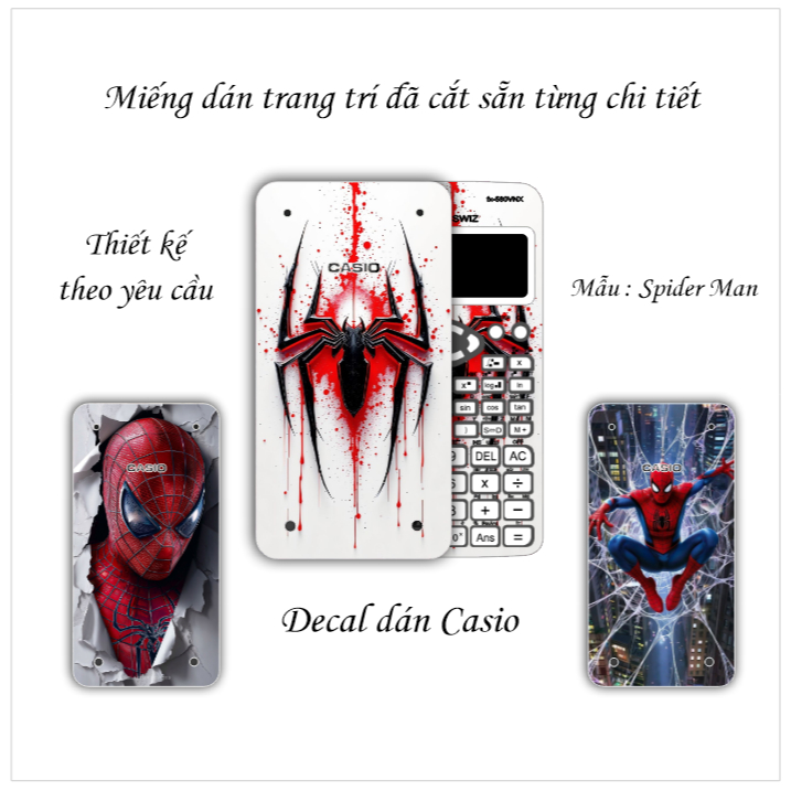 Skin stickers, decals for Casio Fx580, 880, 570 pocket computers ...
