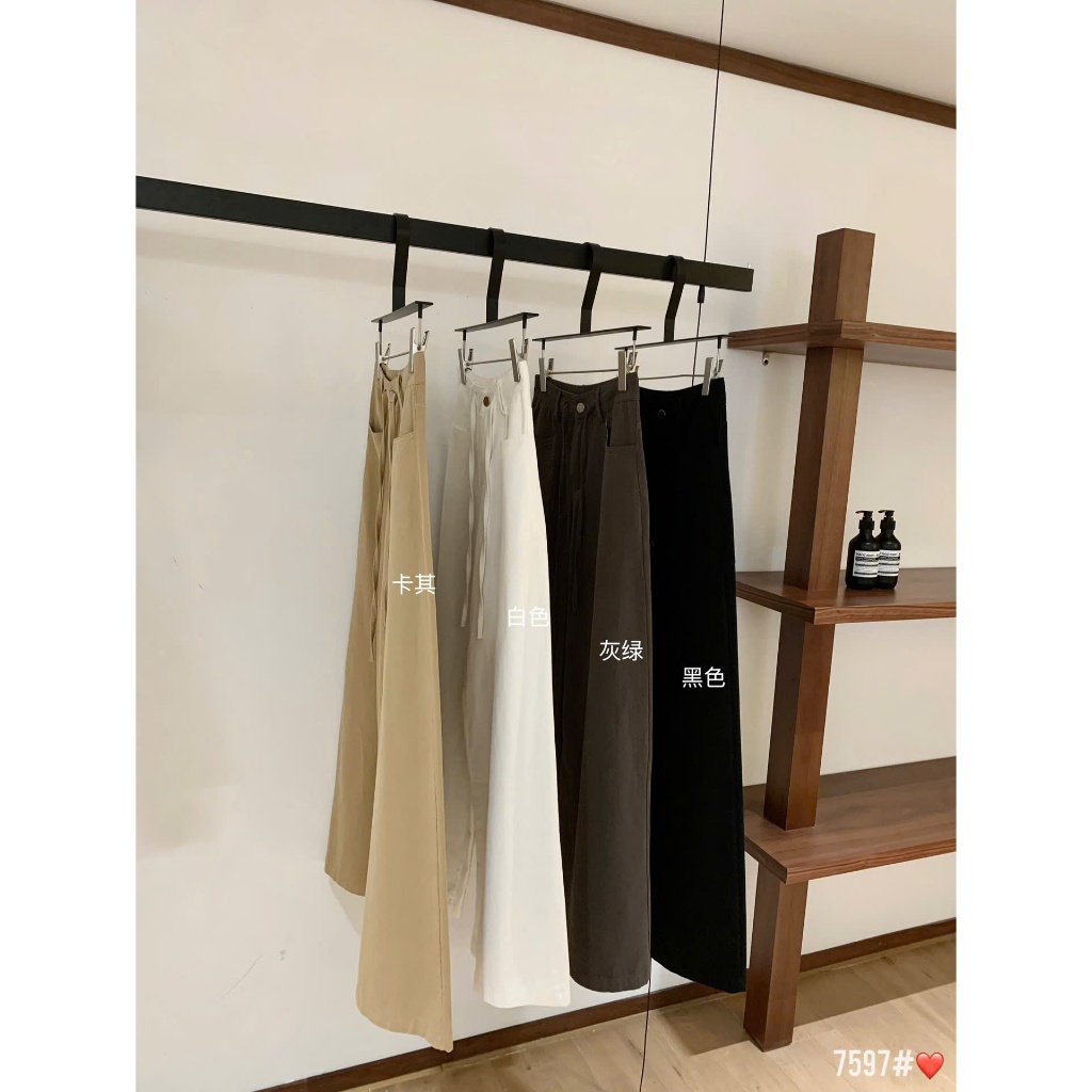 WGWE• basic loose pants in Korean standard color tone 7597 wgwe mix ...