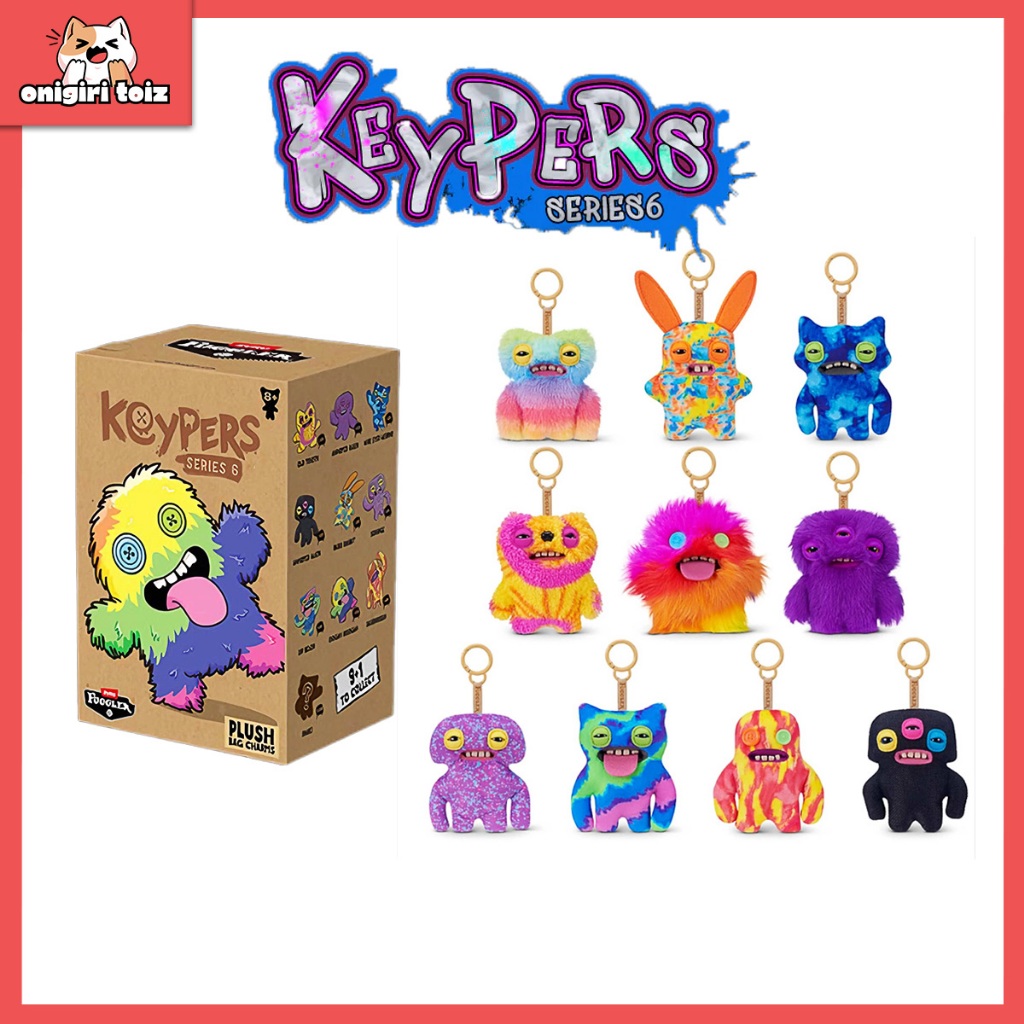 Fuggler Funny Ugly Monster Keypers V6 Series Plush Key Chain BlindBox ...