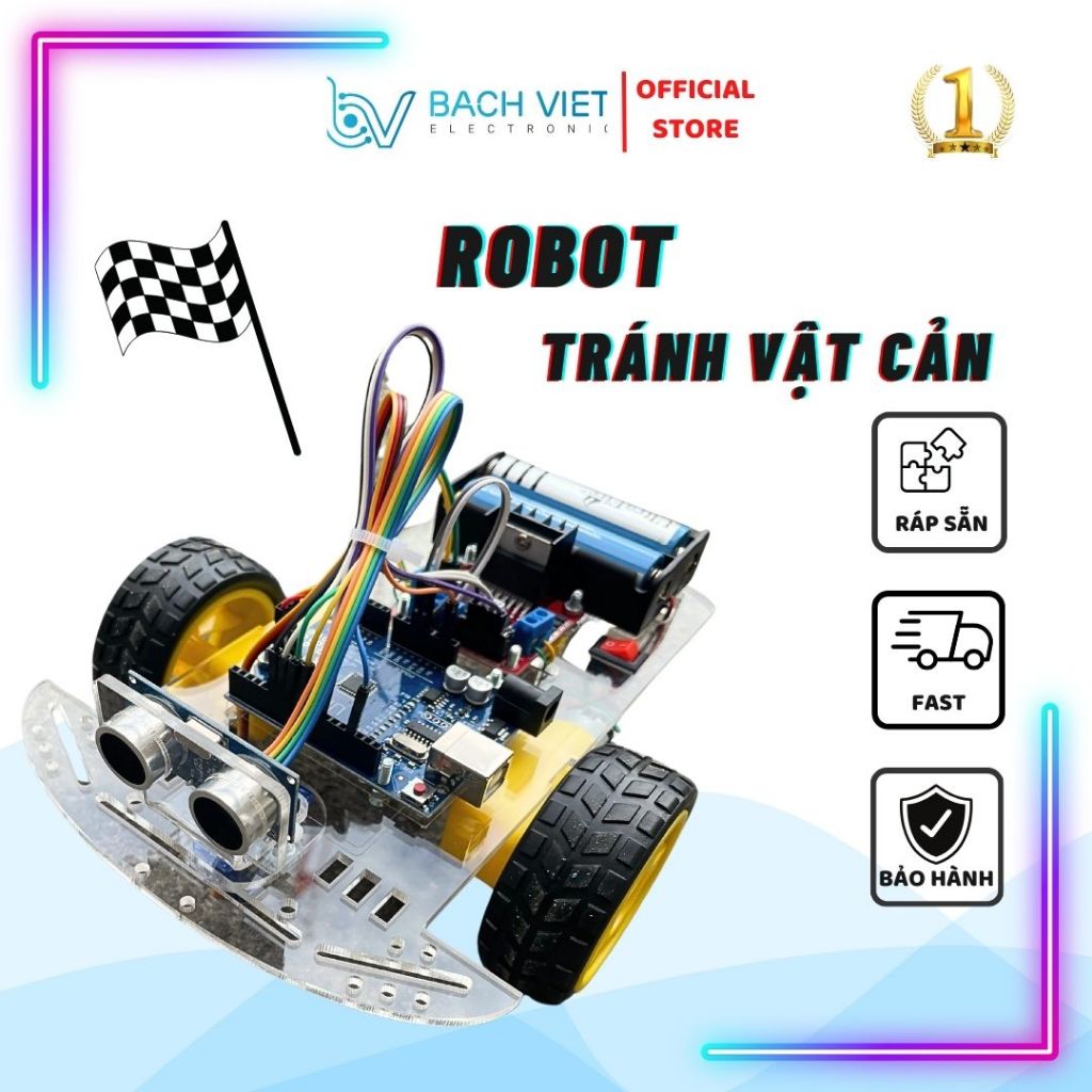 Self-propelled vehicle to avoid obstacles, using Arduino Uno R3 - Pre ...