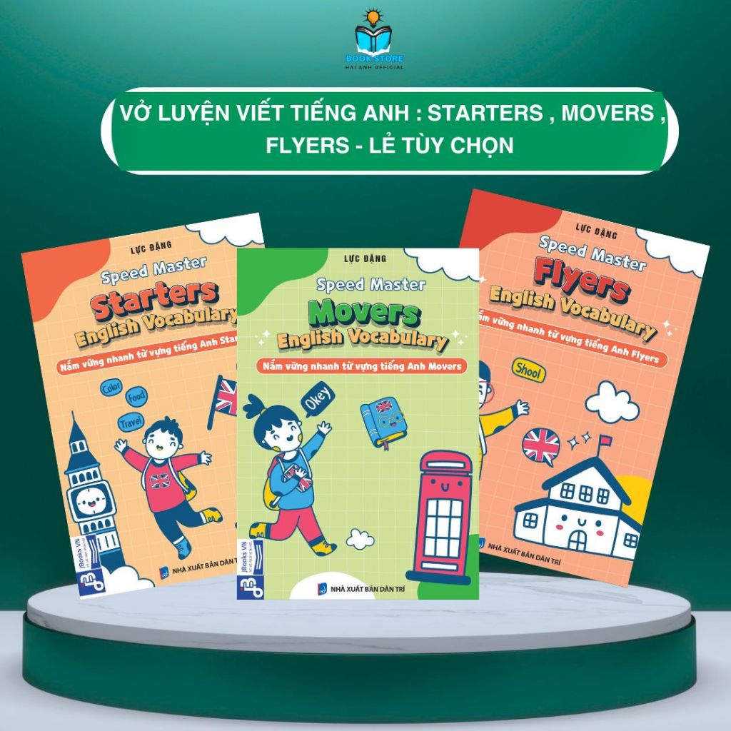 Books - English writing practice notebooks: Starters, Movers, Flyers ...