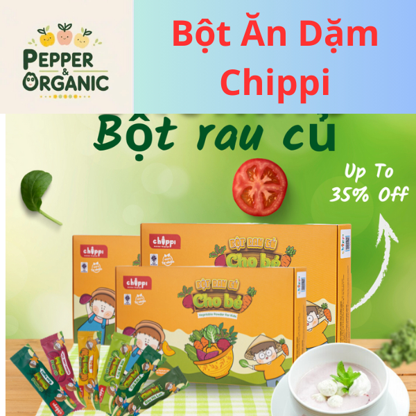 (Date 03/2026) Small package of 3g Chippi baby vegetable powder ...