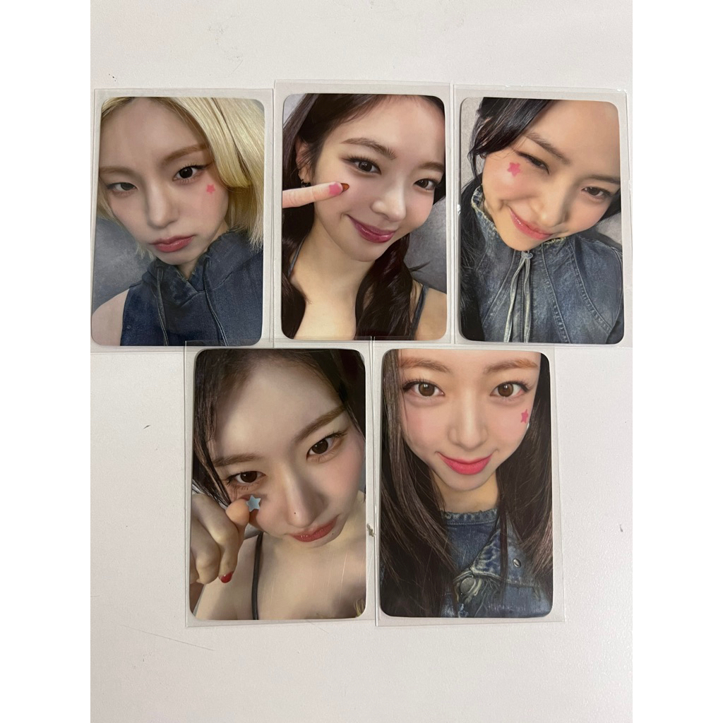 Card Itzy Tunnel Viision Genuine yeji Yuna Ryujin Lia Chaeryeong