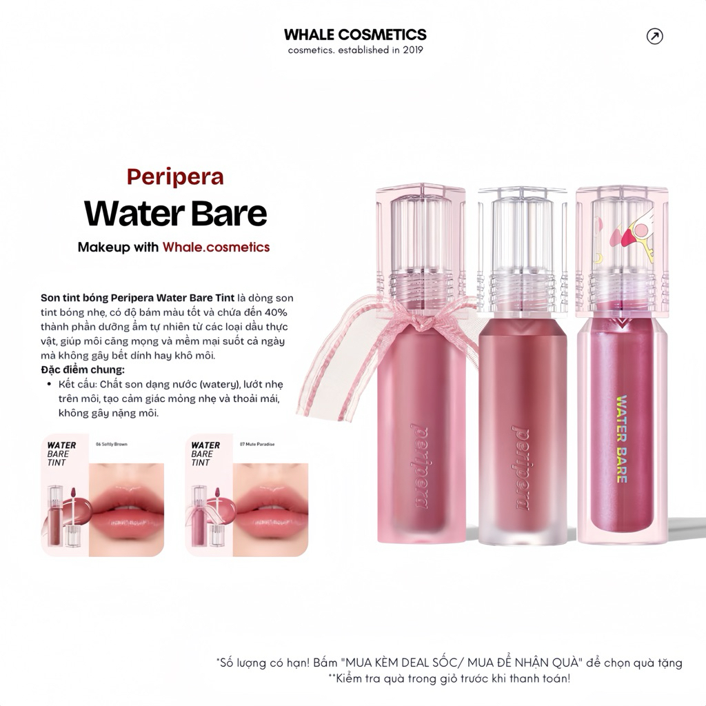 (Peripera) Peripera Water Bare Tint (3.7g) | Shopee Malaysia