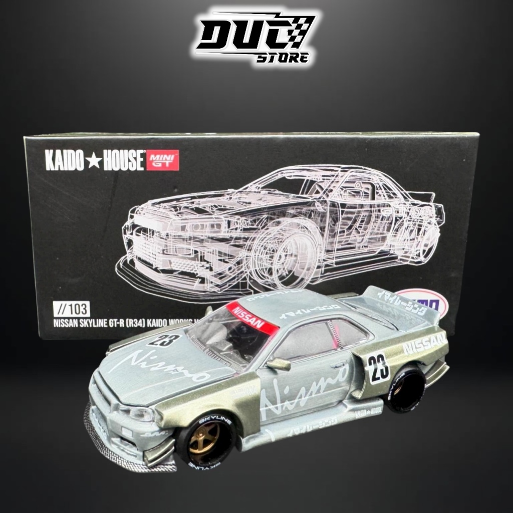 Ducstore Model car KAIDO HOUSE KHMG103 Nissan Skyline GT-R (R34) Kaido ...
