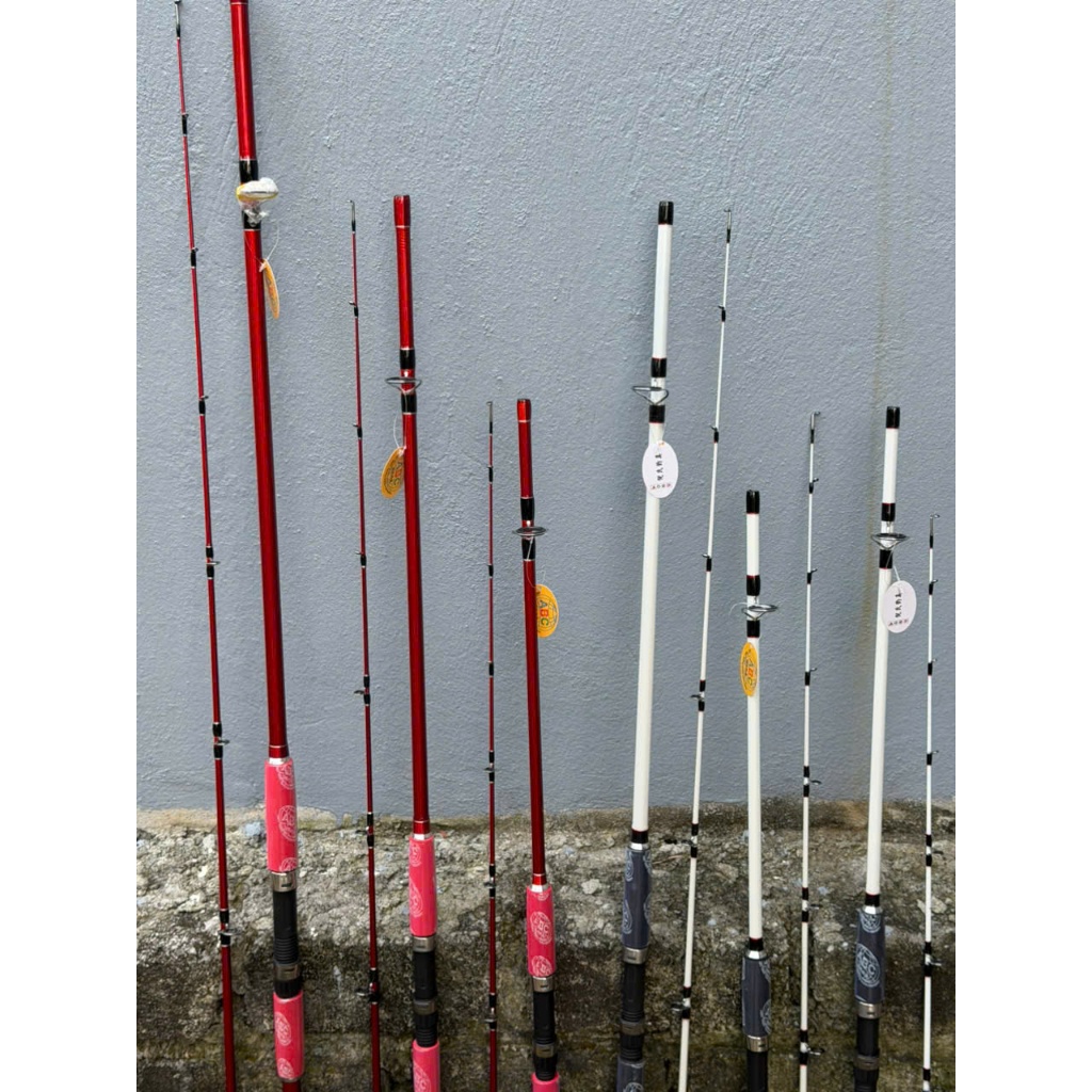 LURE ROD ABC BRAND STANDING ROD 9 SPECIAL CARBON BILLS WITH 3 BIG LEGS ...