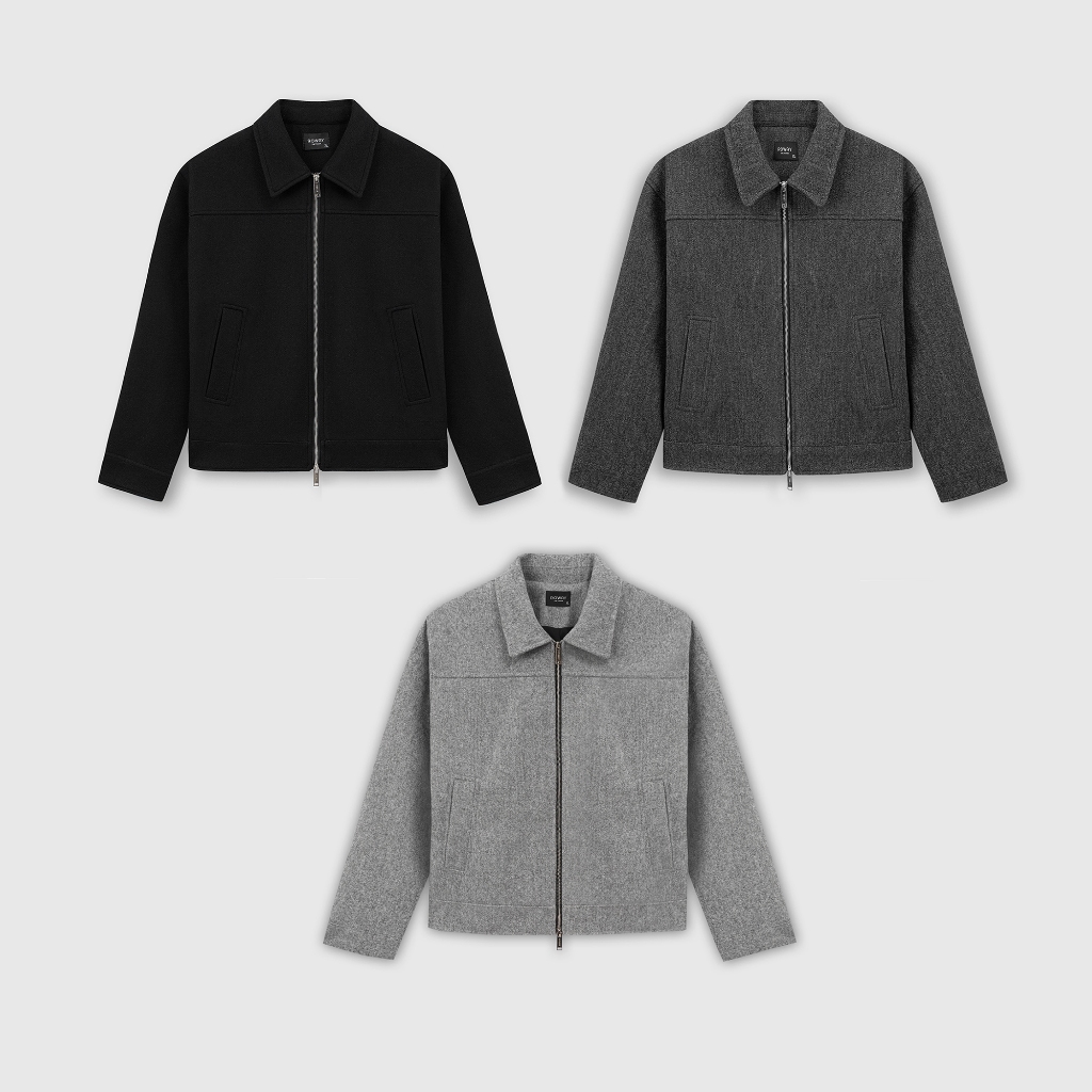 Jacket ROWAY made of pressed felt material, thick, form-fitting ...