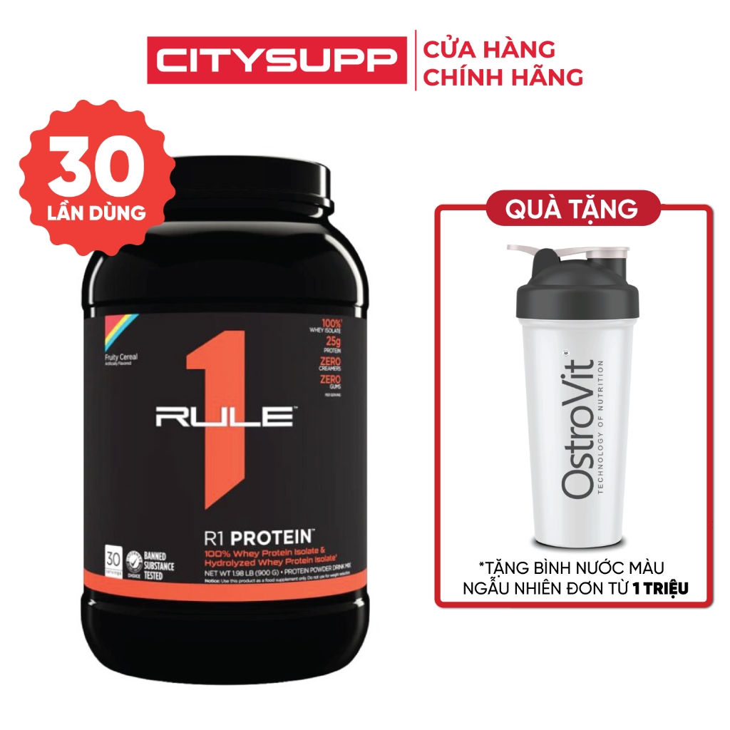 R1 Protein Rule 1 2Lb Milk Powder (900g) Whey Protein Isolate and ...