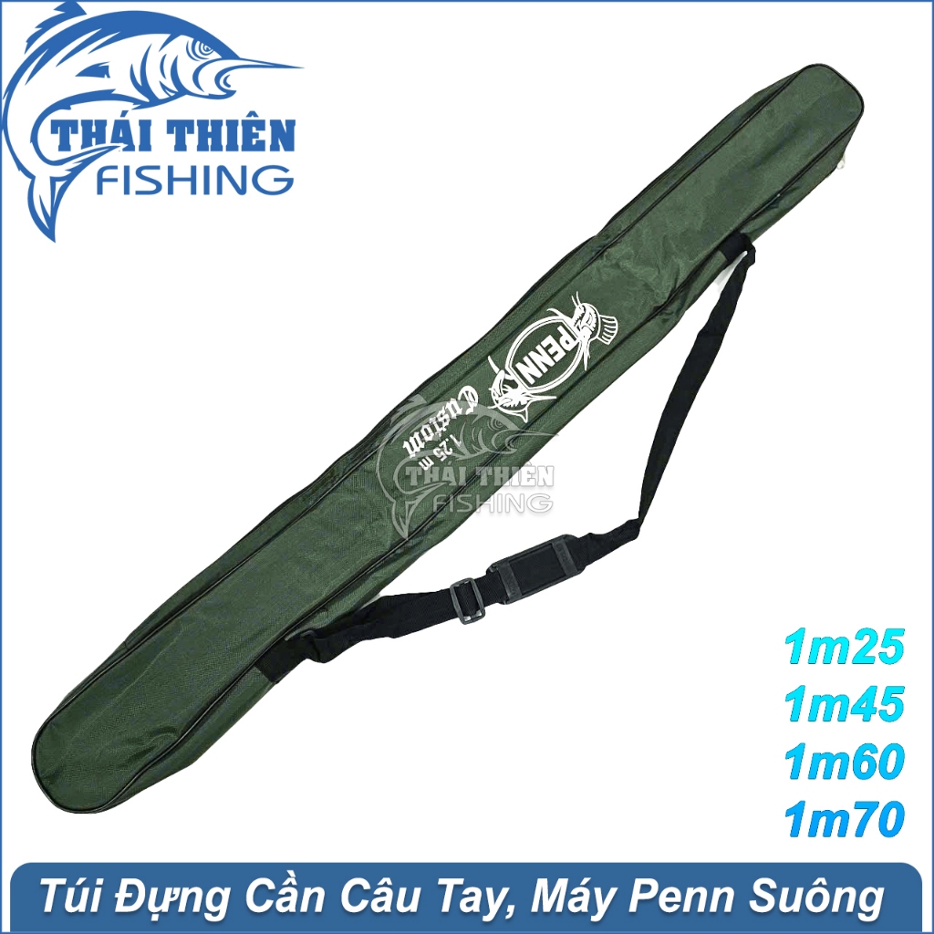 penn fishing rod bags Bag - Very Sturdy Padded Carry Bag with Shoulder Strap - Salt Water Resistant Zippers Prepare for battle with PENN.