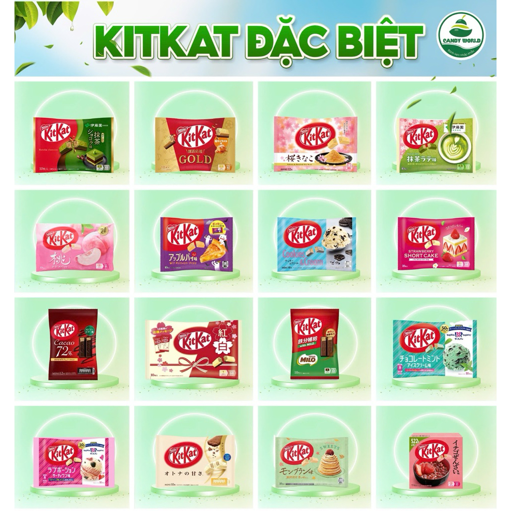 Japanese KitKat Chocolate Cake More Than 30 Flavors KitKat KitKat ...