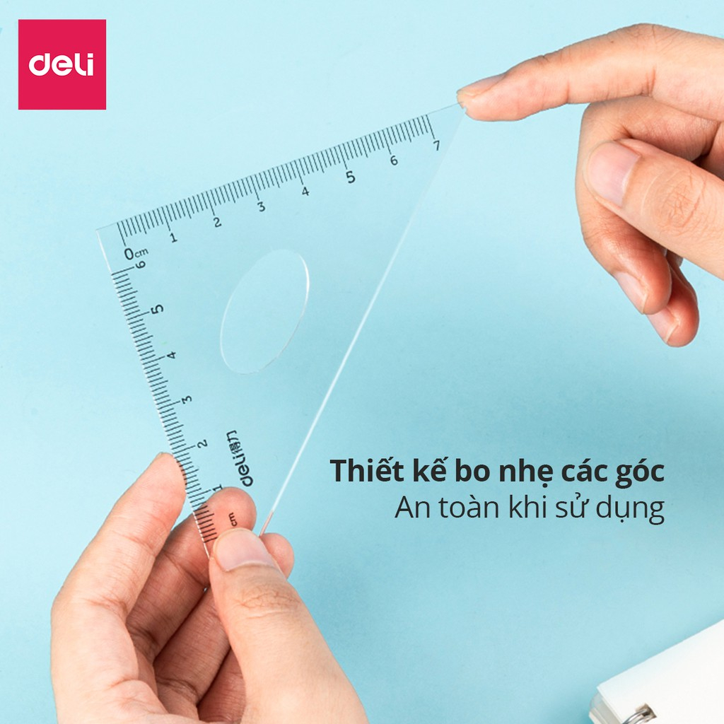 Set eke 4 Piece Ruler eke For Students Easy-To-See And Accurate 4 ...
