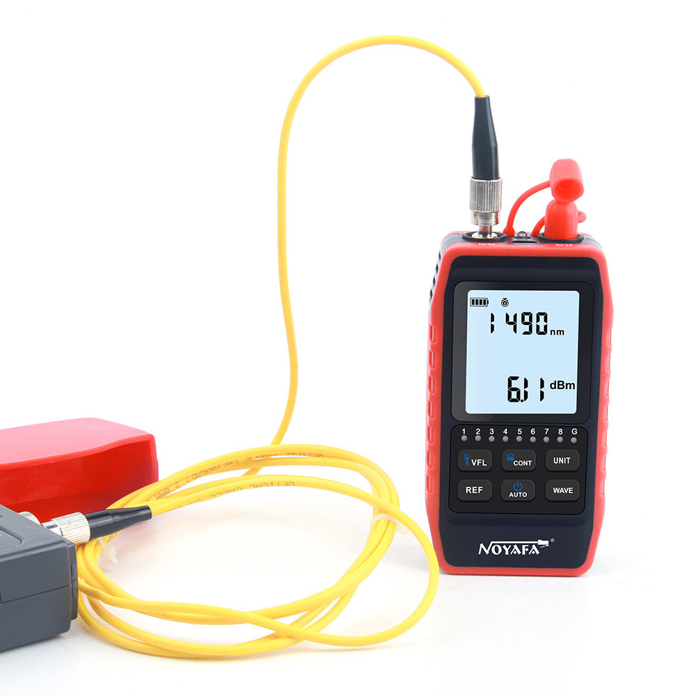 Noyafa Optical Power Meter Tests 6 Wave Steps, Tests VFL, REF, FC, ST ...