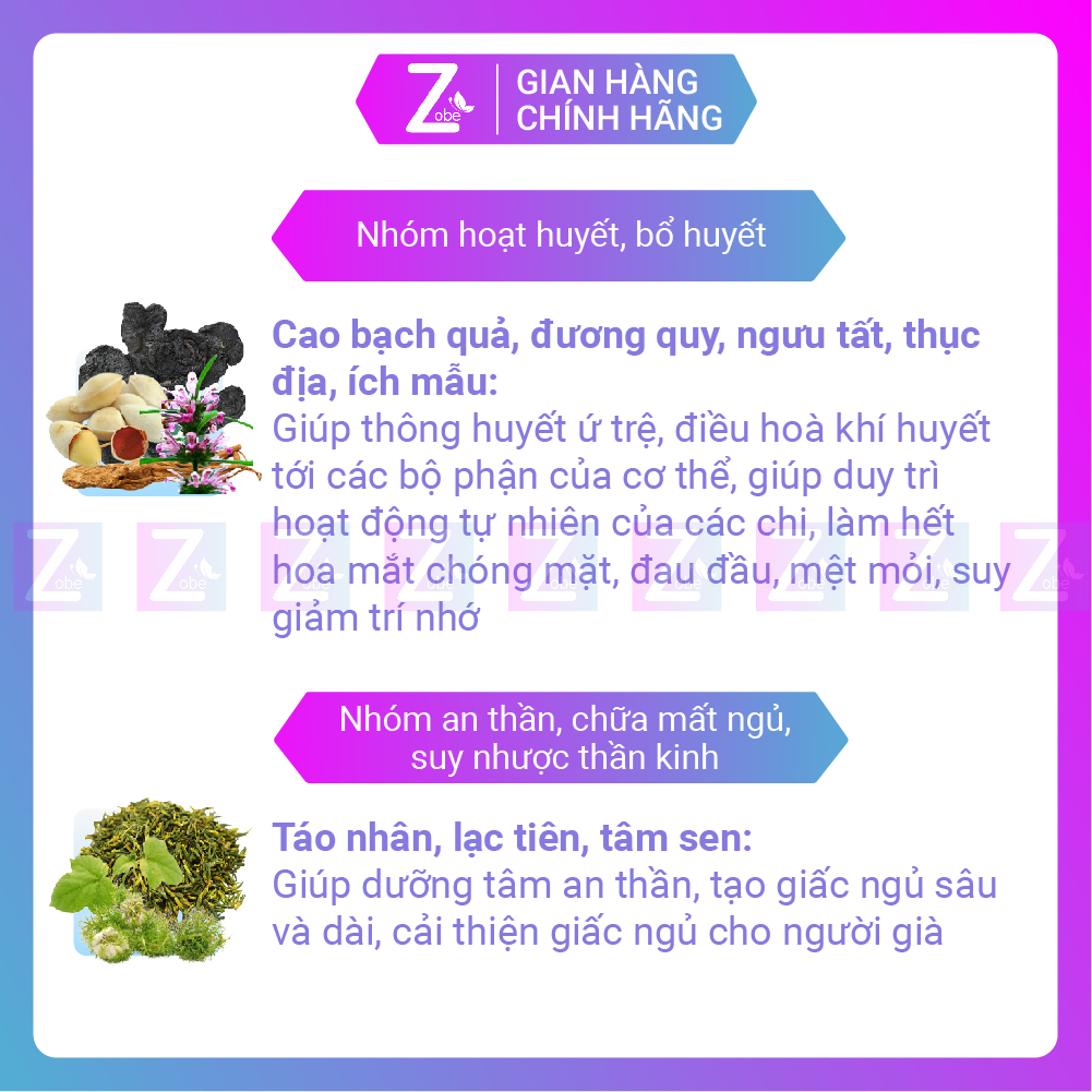 Hot Huyet Minh Nao Khang Dan Khang Relieve Headaches, Dizziness