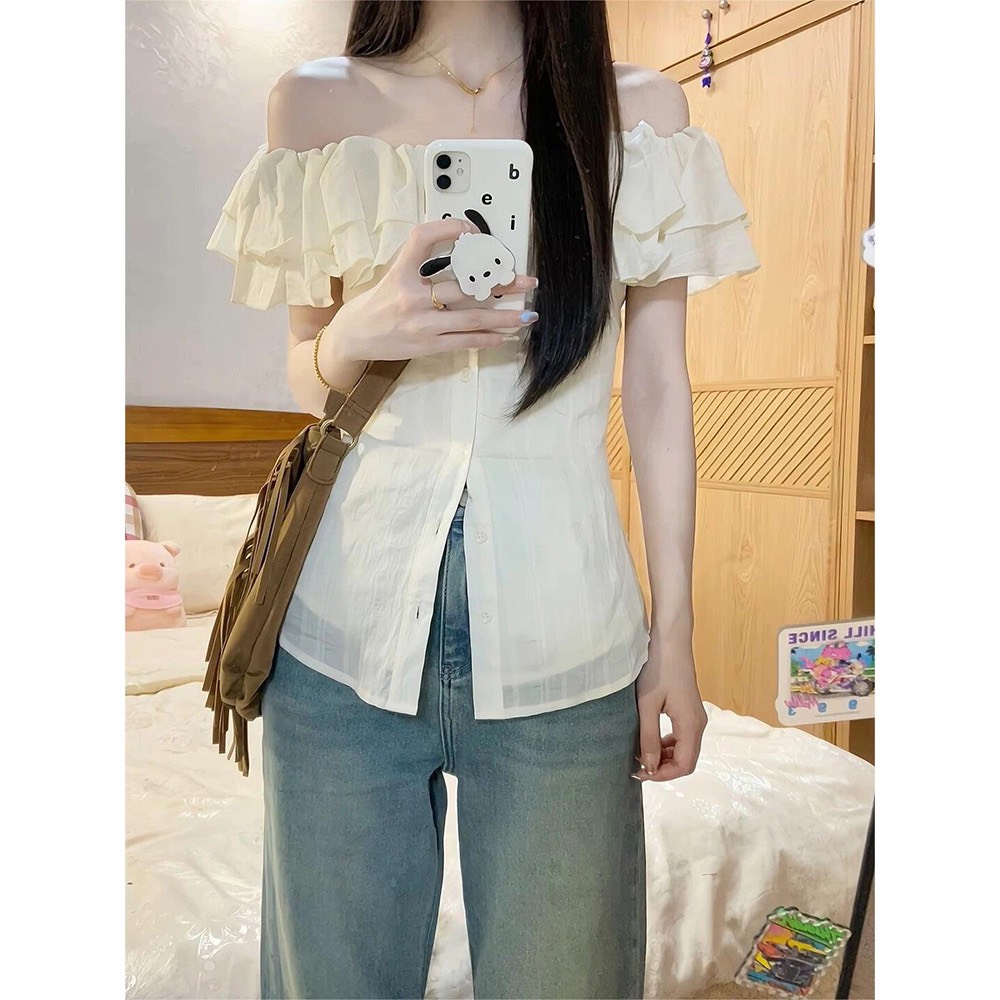 off the shoulder shirt main image 0