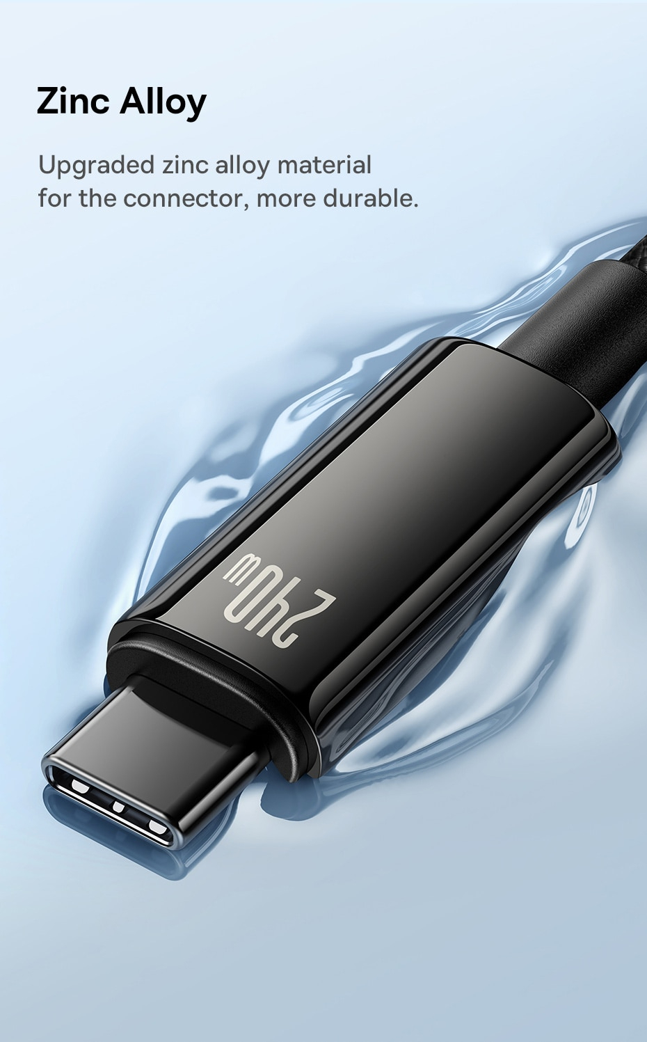 Baseus 240W PD3.1 Quick charger cable for Laptop/Phones/Tablet Umbrella