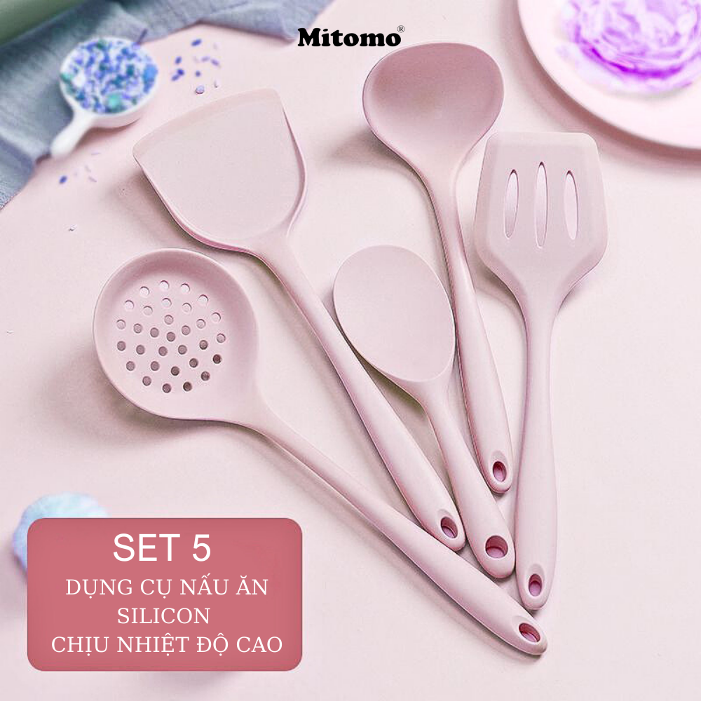 Mitomo premium silicone rice scoop and rice scoop Genuine product