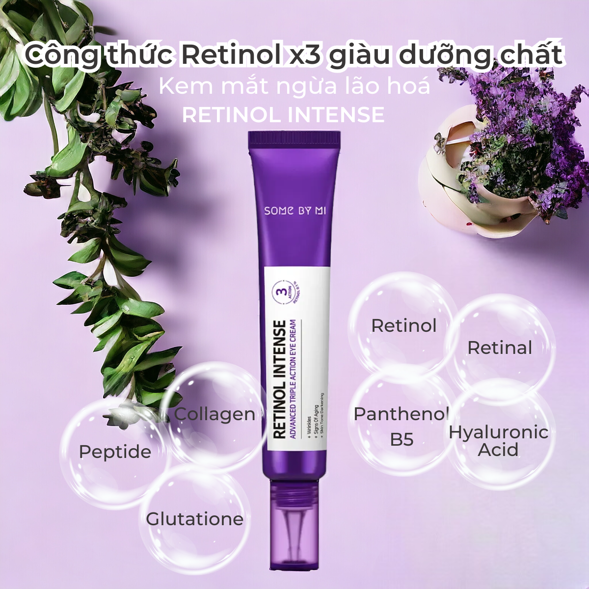 Some By Mi Retinol Intense Advanced Triple Action Eye Cream 30ml Korea