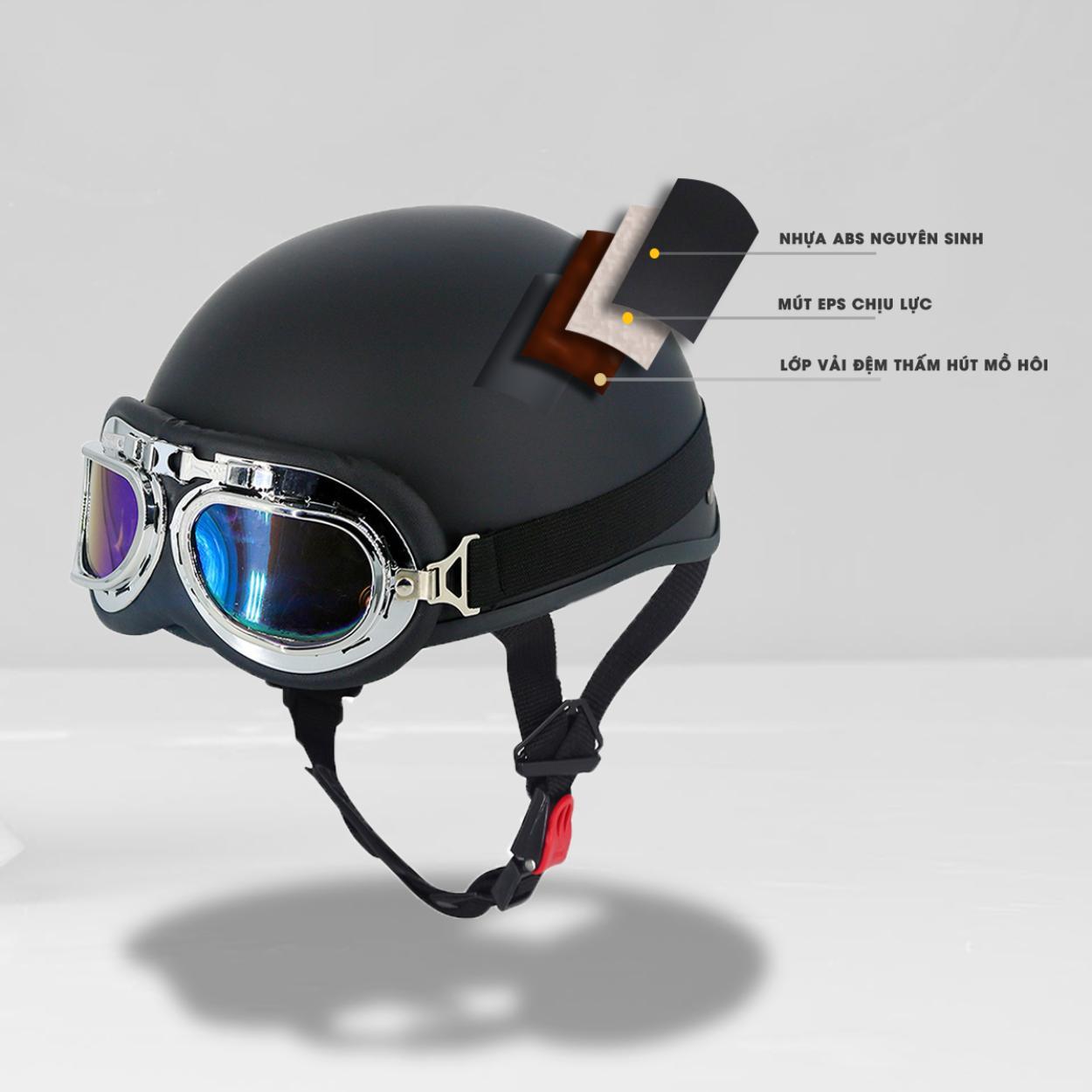 [Free Baseball Cap] VARO half-head helmet with heat press and mesh ...