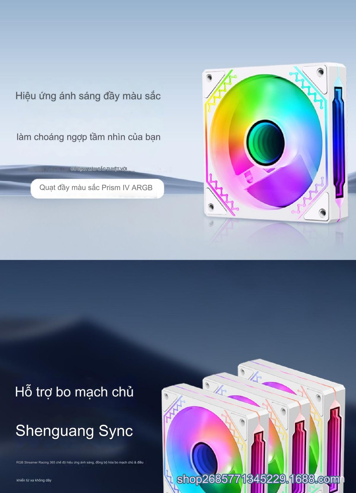 Radiator Fan, Infinity ARGB Led Fan Jungle Leopard GEN 4 CPU Fan ...