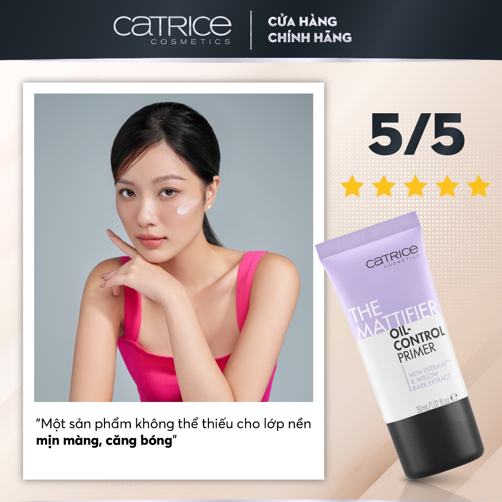 Catrice Primer 4 oil alkaline lining 4 types for oily skin dry skin and shrink hairline 30ml