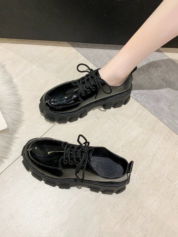 Women's oxford western shoes, ulzzang style fashion platform shoes.Ms
