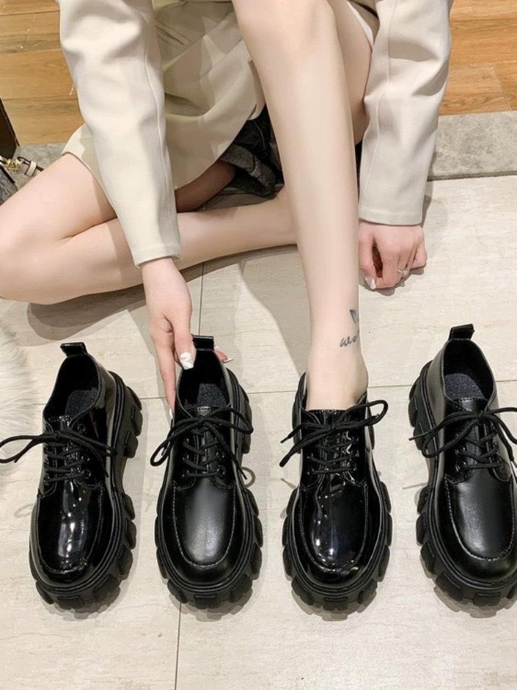 Women's oxford western shoes, ulzzang style fashion platform shoes.Ms