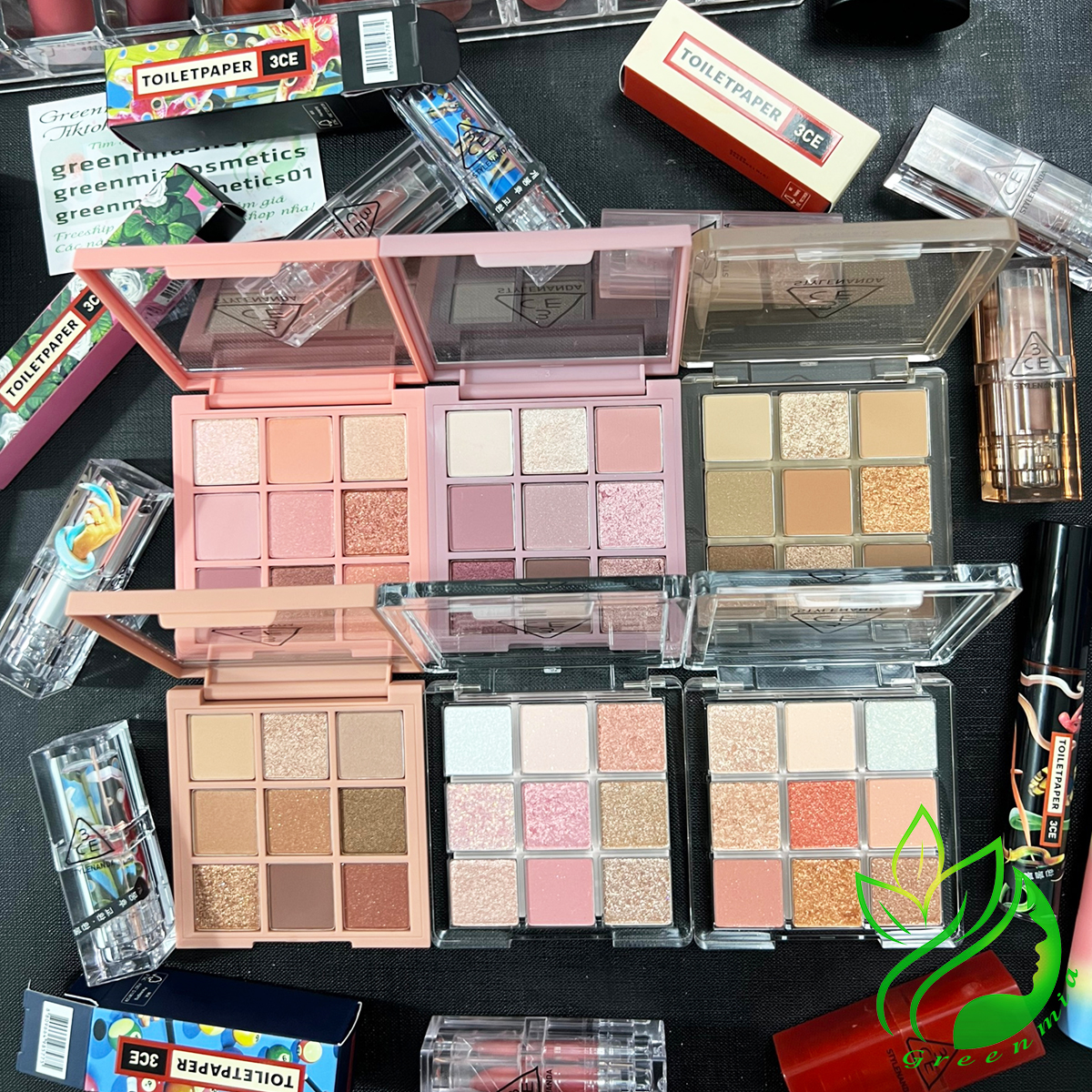 Eyeshadow PALETTE 4 9 12 Boxes 3CE MOOD RECIPE MULTI EYE COLOR PALETTE ...