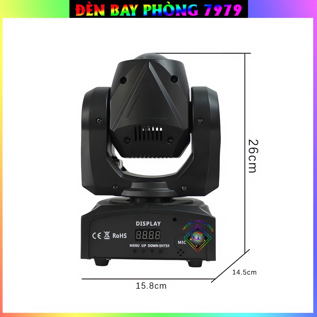 60w Full RGB Moving Laser Light Convex Lens Produces Powerful Light ...