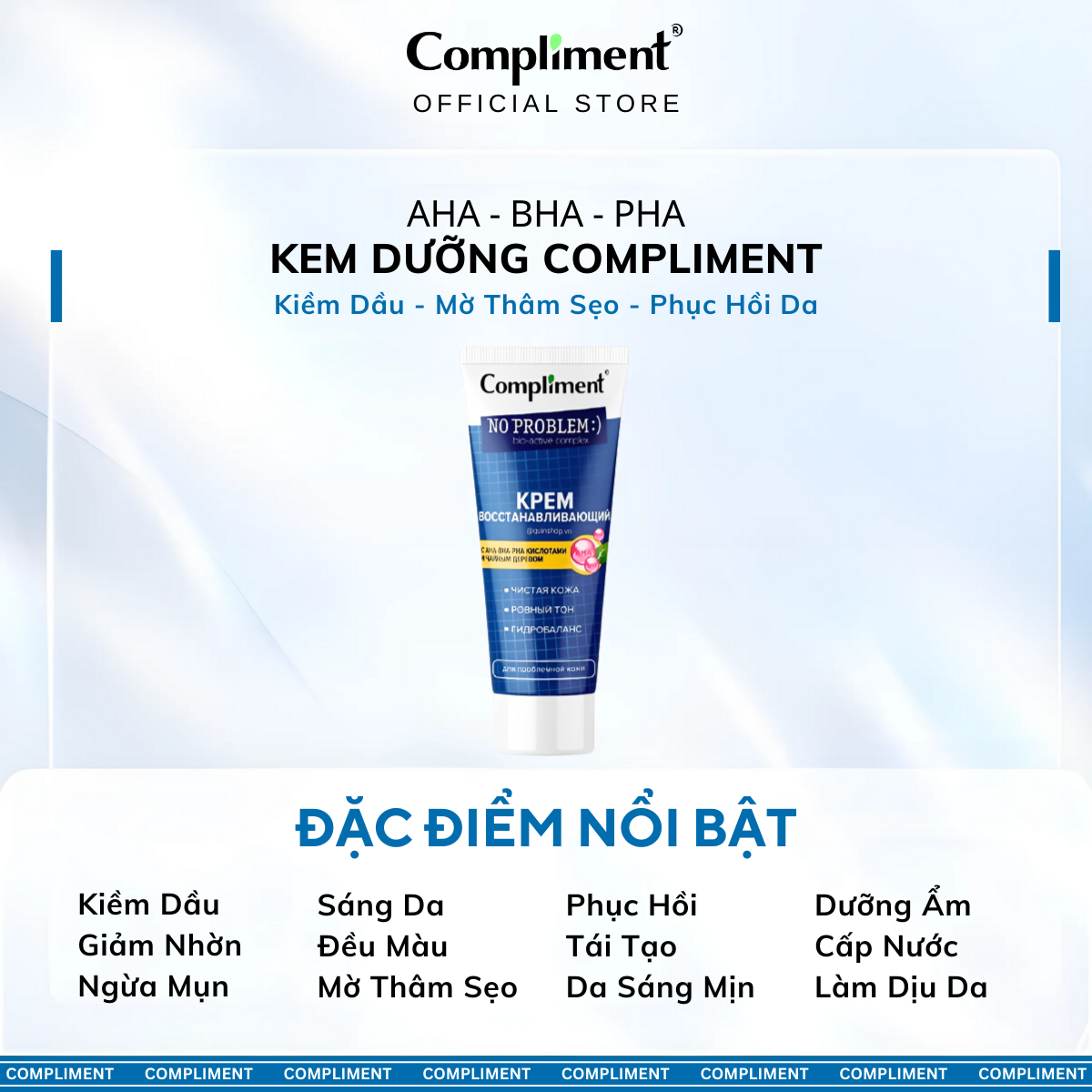 Aha BHA PHA Compliment Moisturizing Cream for Intensive Moisturizing