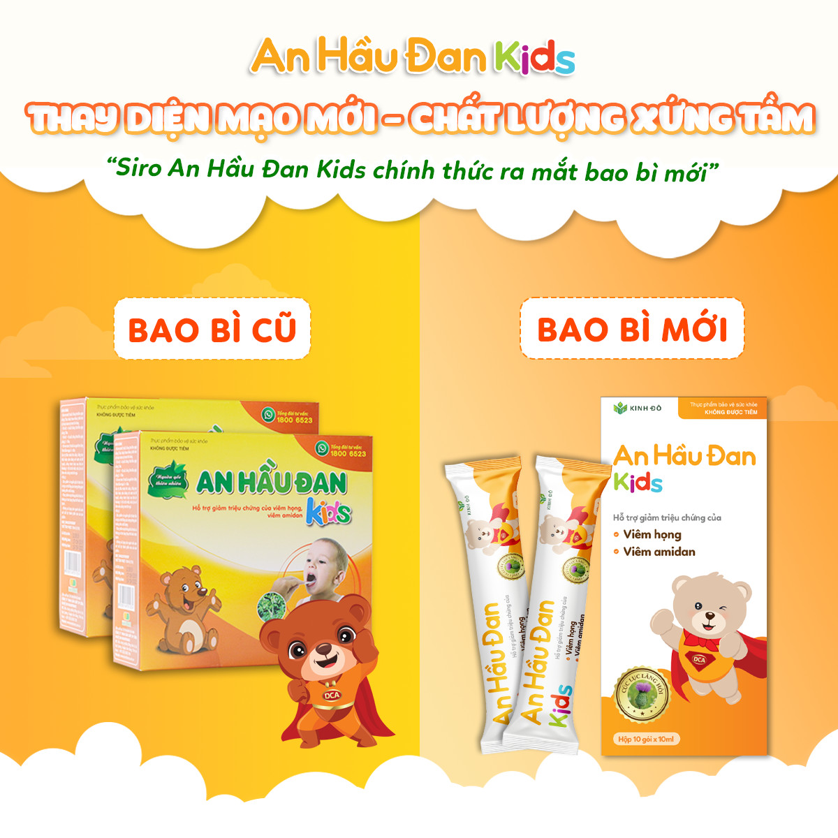 Ahdkan Hau Dan Kids Oral Syrup for Children with Sore Throat
