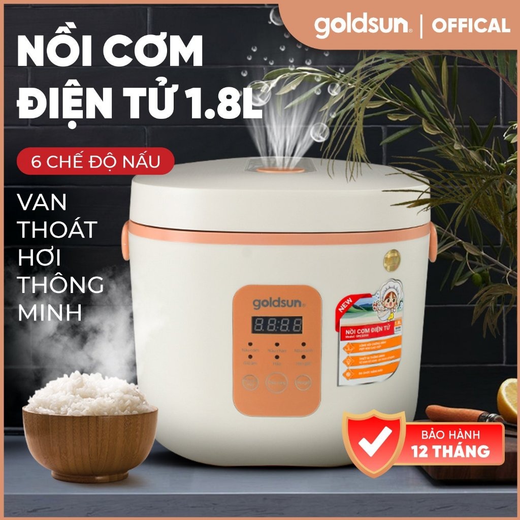 Goldsun GRC5050 electronic rice cooker, 1.8L capacity, 900W capacity ...