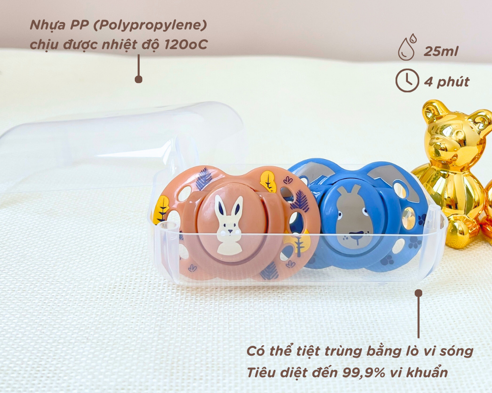 Tommee Tippee Fun-Friends Baby Pacifier 0-6, 6-18, 18-36 Months (Double ...