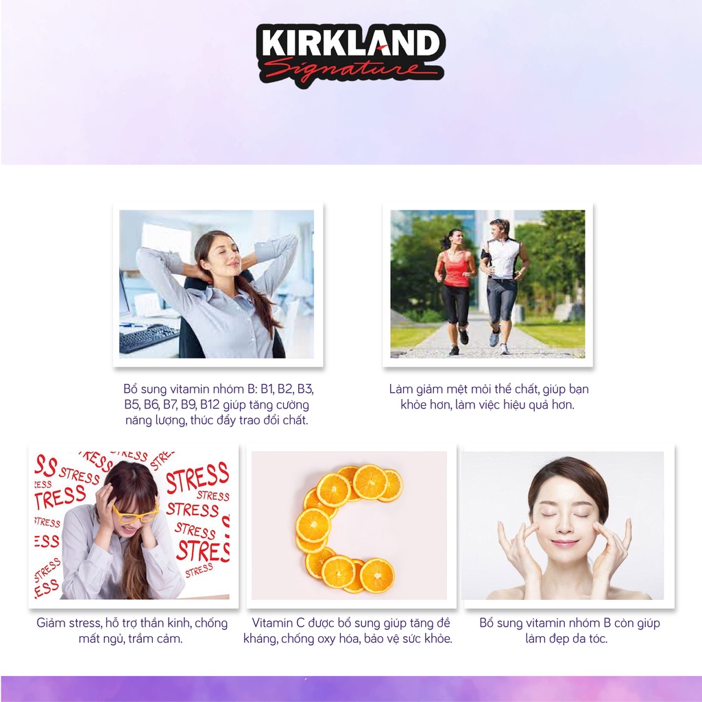 Kirkland Signature Super Vitamin B Supplement 500 Tablets
