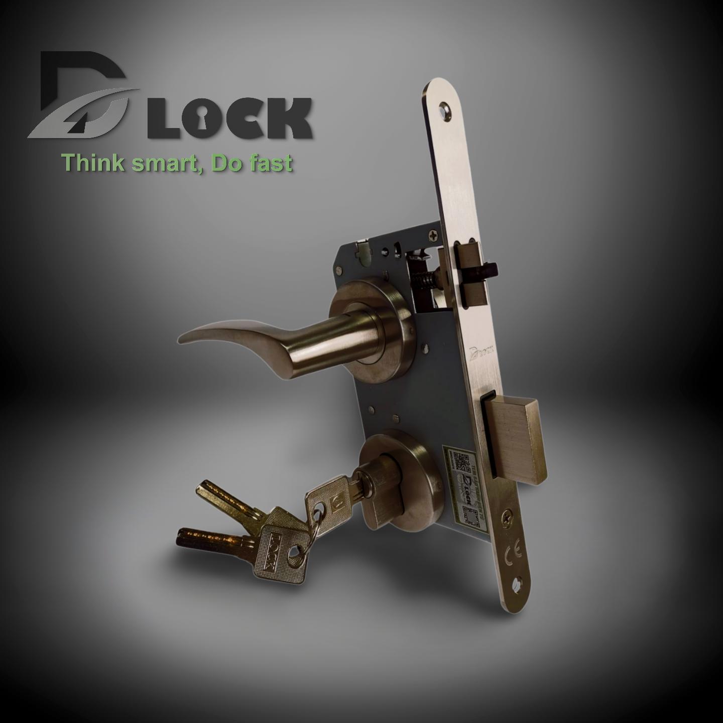 Dlock DLC0309 Split Lever Mechanical Lock Sound Absorber Body 5572 5080 ...